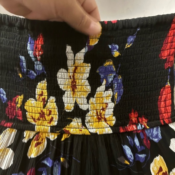 Band Of Gypsies Bristol Split Leg Jumpsuit In Black
& Multicolor Floral Print S - Picture 7 of 16